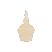 Cupcake Wood Craft Shape - Laser Cut Baltic Birch Unfinished DIY Wood Art Supplies FOD155 - The Wood Shape Store