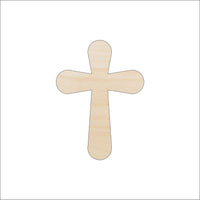Cross Wood Craft Shape - Laser Cut Baltic Birch Unfinished DIY Wood Art Supplies REL46 - The Wood Shape Store
