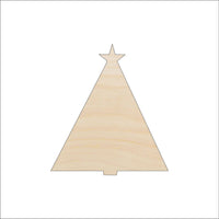 Christmas Tree Wood Craft Shape - Laser Cut Baltic Birch Unfinished DIY Wood Art Supplies XMS92 - The Wood Shape Store