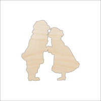 Santa Claus Wood Craft Shape - Laser Cut Baltic Birch Unfinished DIY Wood Art Supplies XMS197 - The Wood Shape Store