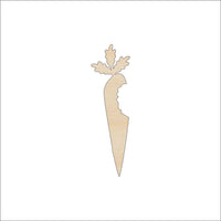 Carrot Wood Craft Shape – Laser Cut Baltic Birch Unfinished DIY Wood Art Supplies FOD130 - The Wood Shape Store