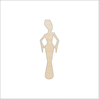 Monster Bride Wood Craft Shape – Laser Cut Baltic Birch Unfinished DIY Wood Art Supplies FAL37 - The Wood Shape Store