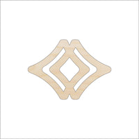 Design Wood Craft Shape - Laser Cut Baltic Birch Unfinished DIY Wood Art Supplies DSN85 - The Wood Shape Store