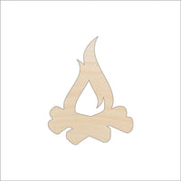 Campfire Wood Craft Shape - Laser Cut Baltic Birch Unfinished DIY Wood Art Supplies XTR76 - The Wood Shape Store