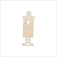 Poison Jar - Laser Cut Out Unfinished Wood Craft Shape FAL51 - The Wood Shape Store