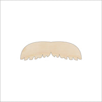 Mustache Wood Craft Shape - Laser Cut Baltic Birch Unfinished DIY Wood Art Supplies PPL54 - The Wood Shape Store