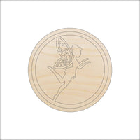 Fairy Wood Craft Shape - Laser Cut Baltic Birch Unfinished DIY Wood Art Supplies MYTH146 - The Wood Shape Store