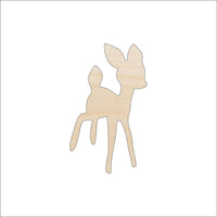 Deer Wood Craft Shape - Laser Cut Baltic Birch Unfinished DIY Wood Art Supplies DER65 - The Wood Shape Store