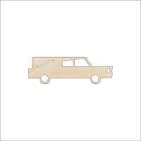 Hearse Wood Craft Shape - Laser Cut Baltic Birch Unfinished DIY Wood Art Supplies FAL25 - The Wood Shape Store