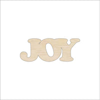 Joy Wood Craft Shape - Laser Cut Baltic Birch Unfinished DIY Wood Art Supplies WRD32 - The Wood Shape Store