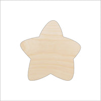 Star Wood Craft Shape - Laser Cut Baltic Birch Unfinished DIY Wood Art Supplies SKY33 - The Wood Shape Store