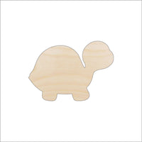 Turtle Wood Craft Shape - Laser Cut Baltic Birch Unfinished DIY Wood Art Supplies REP22 - The Wood Shape Store