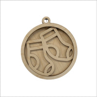 Stockings 3D Laser Cut Ornament – Baltic Birch Wood Craft Supplies | DIY Wood Ornament Kit XM26 - The Wood Shape Store