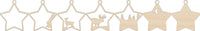 Deer 3D Laser Cut Ornament – Baltic Birch Wood Craft Supplies | DIY Wood Ornament Kit AN56 - The Wood Shape Store