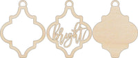 Bright 3D Laser Cut Ornament – Baltic Birch Wood Craft Supplies | DIY Wood Ornament Kit XM30 - The Wood Shape Store