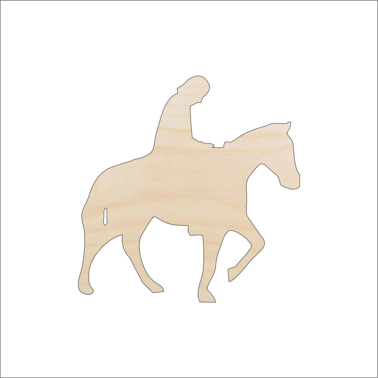 Horse Wood Craft Shape - Laser Cut Baltic Birch Unfinished DIY Wood Art Supplies HRS84 - The Wood Shape Store
