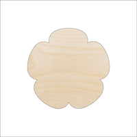 Flower Wood Craft Shape - Laser Cut Baltic Birch Unfinished DIY Wood Art Supplies FLR90 - The Wood Shape Store