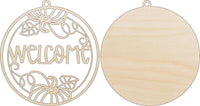Welcome Fall 3D Laser Cut Ornament – Baltic Birch Wood Craft Supplies | DIY Kit FL101 - The Wood Shape Store
