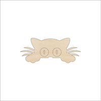 Cat Wood Craft Shape - Laser Cut Baltic Birch Unfinished DIY Wood Art Supplies CAT63 - The Wood Shape Store