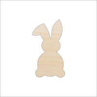 Bunny - Wood Craft Shape - Laser Cut Baltic Birch Unfinished DIY Wood Art Supplies BNY34 - The Wood Shape Store