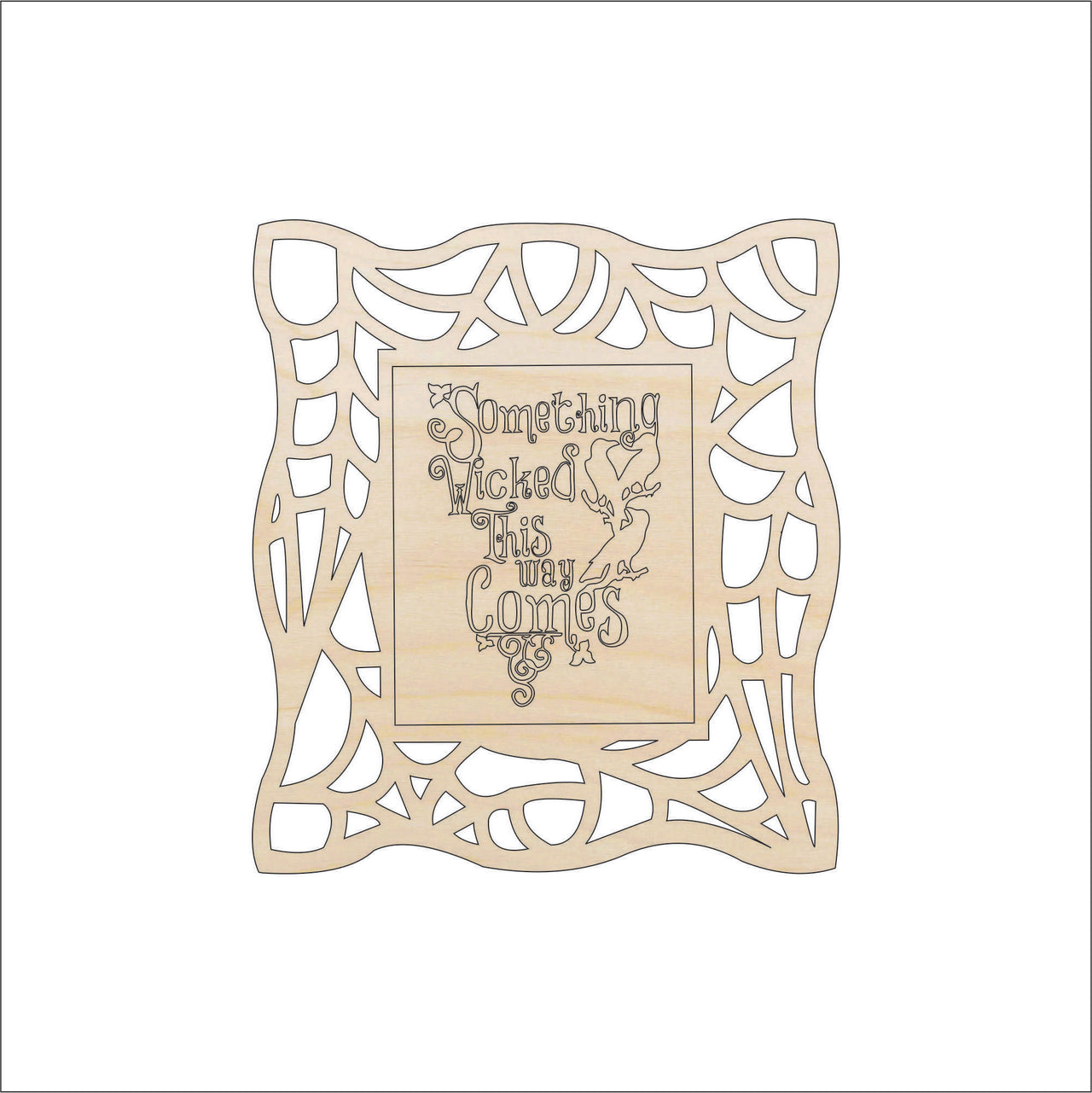 Halloween Wood Craft Shape - Laser Cut Baltic Birch Unfinished DIY Wood Art Supplies FAL136 - The Wood Shape Store