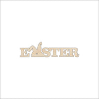 Bunny Wood Craft Shape - Laser Cut Baltic Birch Unfinished DIY Wood Art Supplies ESR8 - The Wood Shape Store