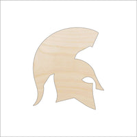 Helmet Wood Craft Shape - Laser Cut Baltic Birch Unfinished DIY Wood Art Supplies CLT33 - The Wood Shape Store