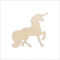 Unicorn Wood Craft Shape - Laser Cut Baltic Birch Unfinished DIY Wood Art Supplies MYTH105 - The Wood Shape Store