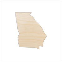 Georgia Wood Craft Shape - Laser Cut Baltic Birch Unfinished DIY Wood Art Supplies STAT58 - The Wood Shape Store