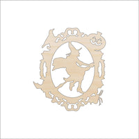 Witch - Wood Craft Shape – Laser Cut Baltic Birch Unfinished DIY Art Supplies FAL83 - The Wood Shape Store