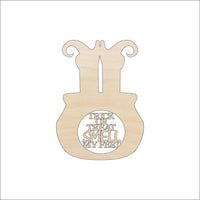 Witch Wood Craft Shape - Laser Cut Baltic Birch Unfinished DIY Wood Art Supplies FAL268 - The Wood Shape Store