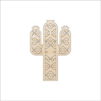 Cactus Wood Craft Shape Laser Cut Out Unfinished DIY Craft Supply TRE144 - The Wood Shape Store