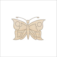 Butterfly Wood Craft Shape - Laser Cut Baltic Birch Unfinished DIY Wood Art Supplies BUG18 - The Wood Shape Store