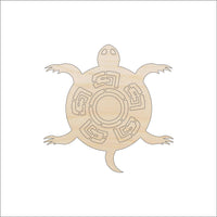 Turtle Wood Craft Shape - Laser Cut Baltic Birch Unfinished DIY Wood Art Supplies REP45 - The Wood Shape Store