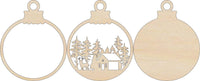 Deer 3D Laser Cut Ornament – Baltic Birch Wood Craft Supplies | DIY Wood Ornament Kit AN17 - The Wood Shape Store