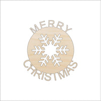 Christmas Wood Craft Shape – Laser Cut Baltic Birch Unfinished DIY Wood Art Supplies XMS116 - The Wood Shape Store