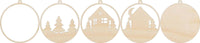 House 3D Laser Cut Ornament – Baltic Birch Wood Craft Supplies | DIY Wood Ornament Kit XM51 - The Wood Shape Store