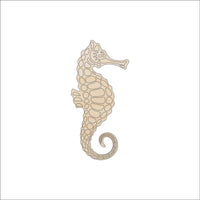 Seahorse Wood Craft Shape - Laser Cut Baltic Birch Unfinished DIY Wood Art Supplies SEA32 - The Wood Shape Store