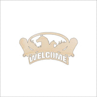 Horse Wood Craft Shape - Laser Cut Baltic Birch Unfinished DIY Wood Art Supplies SGN56 - The Wood Shape Store