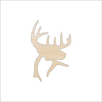 Deer Wood Craft Shape - Laser Cut Baltic Birch Unfinished DIY Wood Art Supplies DER17 - The Wood Shape Store