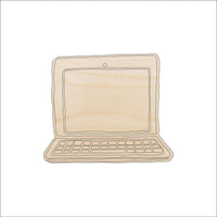 Computer Wood Craft Shape - Laser Cut Baltic Birch Unfinished DIY Wood Art Supplies SCL26 - The Wood Shape Store