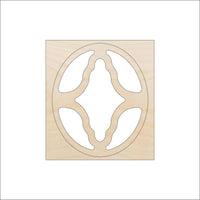 Design Wood Craft Shape - Laser Cut Baltic Birch Unfinished DIY Wood Art Supplies DSN39 - The Wood Shape Store