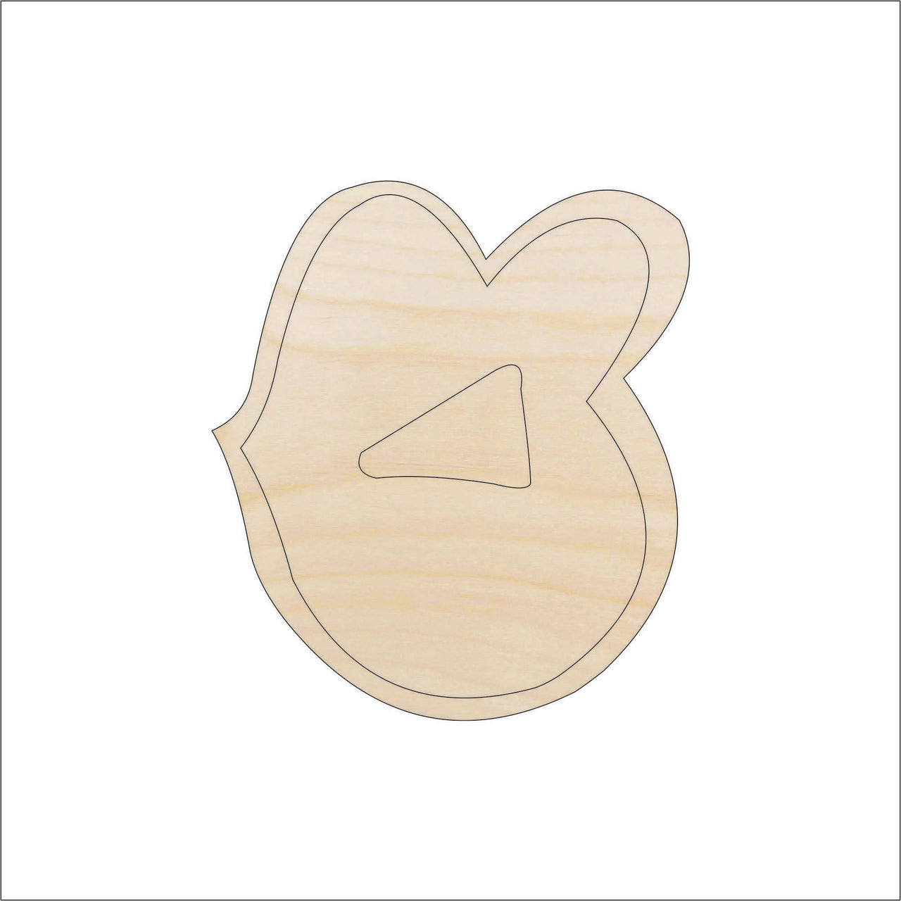Lips Wood Craft Shape - Laser Cut Baltic Birch Unfinished DIY Wood Art Supplies PPL174 - The Wood Shape Store