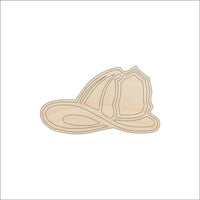 Firefighter Wood Craft Shape - Laser Cut Baltic Birch Unfinished DIY Wood Art Supplies CLT32 - The Wood Shape Store