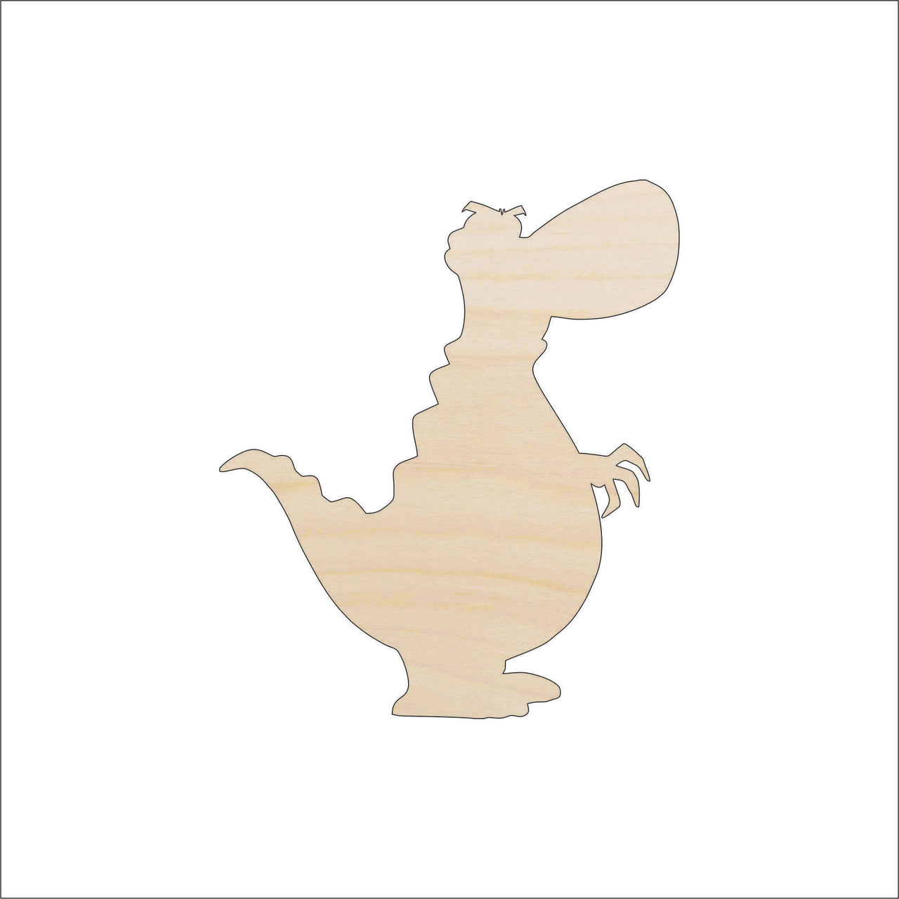 Dinosaur - Wood Craft Shape - Laser Cut Baltic Birch Unfinished DIY Wood Art Supplies DIN23 - The Wood Shape Store
