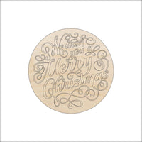 Christmas Wood Craft Shape Laser Cut Out & Unfinished DIY Craft Supply XMS282 - The Wood Shape Store