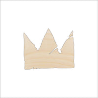 Crown Wood Craft Shape - Laser Cut Baltic Birch Unfinished DIY Wood Art Supplies CLT96 - The Wood Shape Store