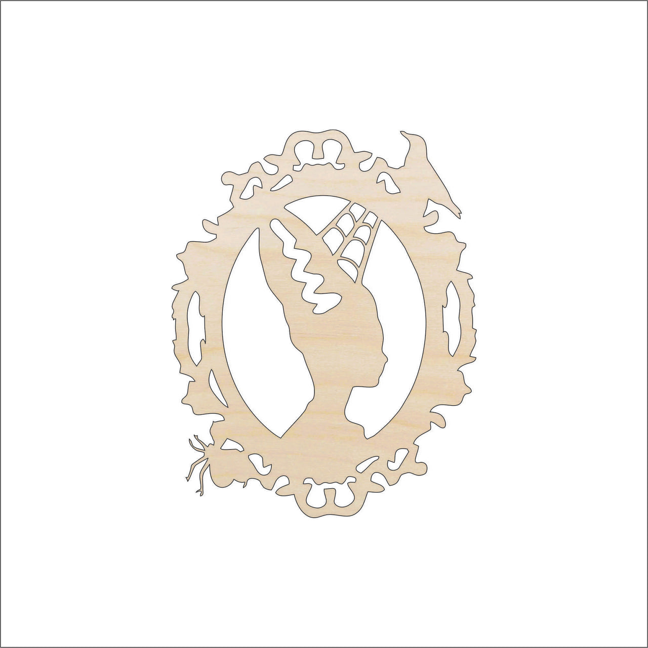 Frankenstein Wood Craft Shape – Laser Cut Baltic Birch Unfinished DIY Art Supplies FAL78 - The Wood Shape Store