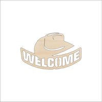Cowboy Wood Craft Shape - Laser Cut Baltic Birch Unfinished DIY Wood Art Supplies SGN50 - The Wood Shape Store