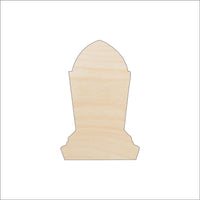 Tombstone Wood Craft Shape - Laser Cut Baltic Birch Unfinished DIY Wood Art Supplies FAL94 - The Wood Shape Store